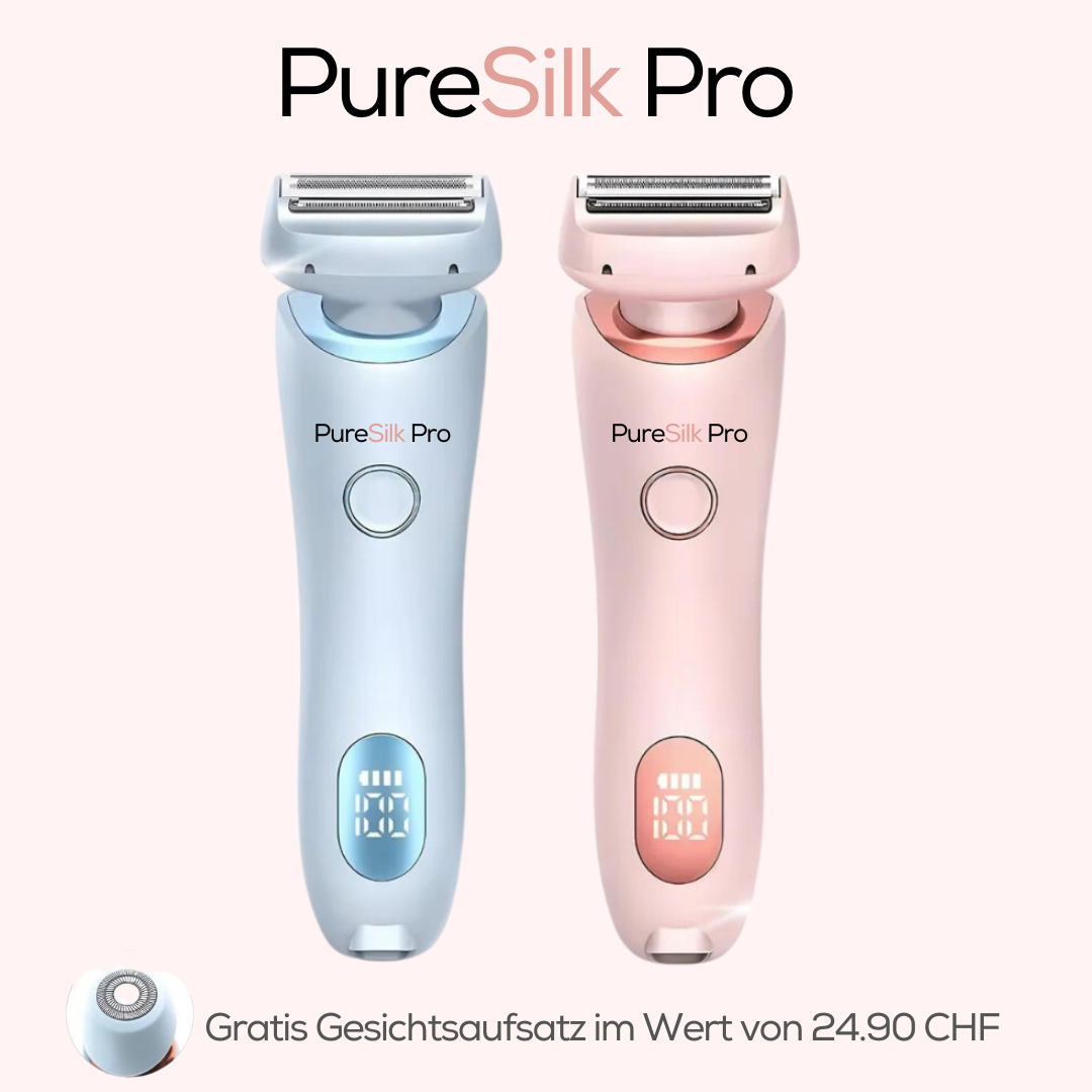 PureSilk™ PRO 2024 - Wasserdichter Rasierer für seidig glatte Haut