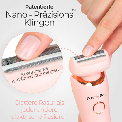 PureSilk™ PRO 2024 - Wasserdichter Rasierer für seidig glatte Haut