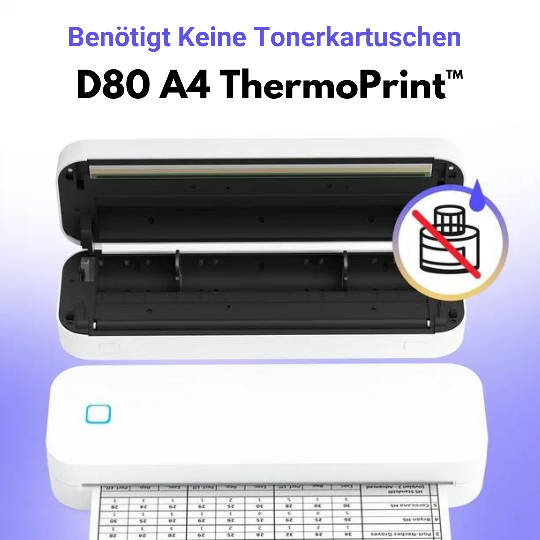 ThermoPrint™ Flexibles drucken ohne Druckpatronen