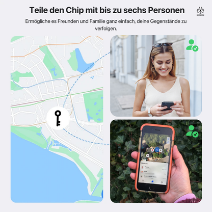 SafeChip - Bluetooth GPS mit Schlüsselanhänger