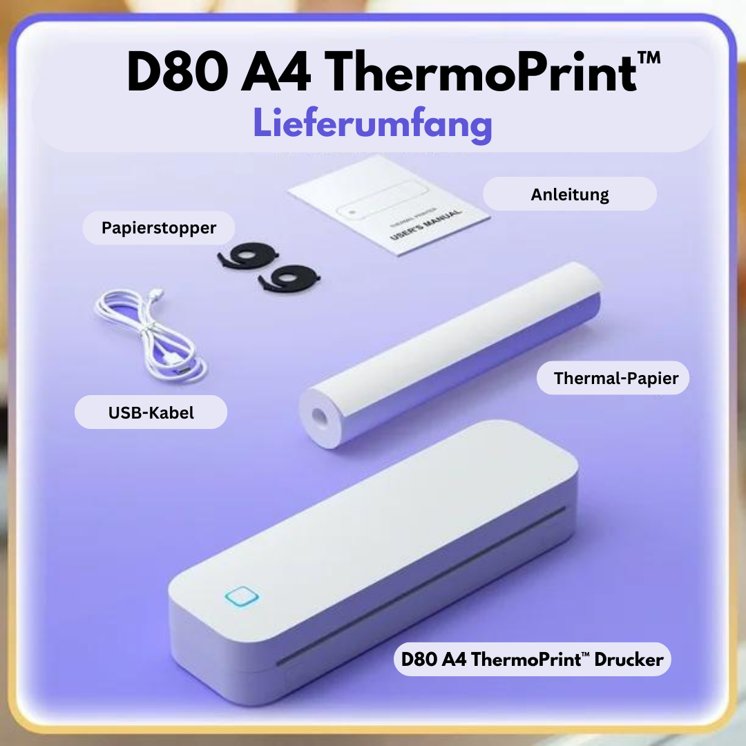 ThermoPrint™ Flexibles drucken ohne Druckpatronen