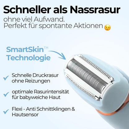 PureSilk™ PRO 2024 - Wasserdichter Rasierer für seidig glatte Haut